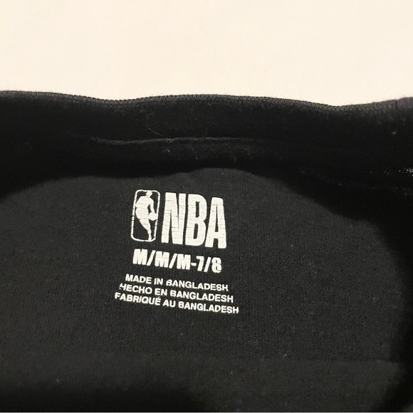 Toronto Raptors Kids Black T-Shirt Size Medium 7/8 - Picture 8 of 16